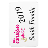 Magnet Flexible Monogramme de porte cabine (Vertical)