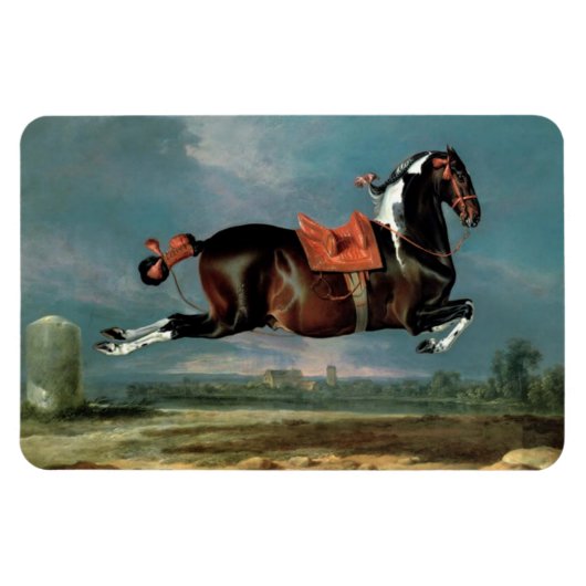 Magnet Flexible Monogramme d'élevage du Cheval Piebald "Cehero" (Horizontal)