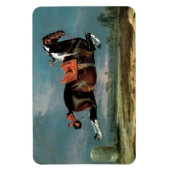 Magnet Flexible Monogramme d'élevage du Cheval Piebald "Cehero" (Vertical)