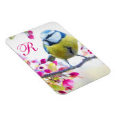 Magnet Flexible Monogramme d'oiseaux et de fleurs (Côté Droit)