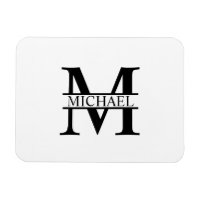 Monogramme et nom personnalisés