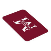 Magnet Flexible Monogramme et nom personnalisés (Côté Droit)