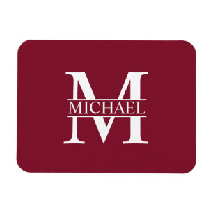 Magnet Flexible Monogramme et nom personnalisés