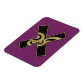 Magnet Flexible monogramme rétro - x (Côté Gauche)