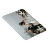 Magnet Flexible Monogramme Romantique ⎥Magnet Photo Merci pour vot (Côté Droit)