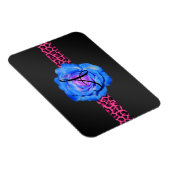 Magnet Flexible monogramme rose bleu (Côté Droit)