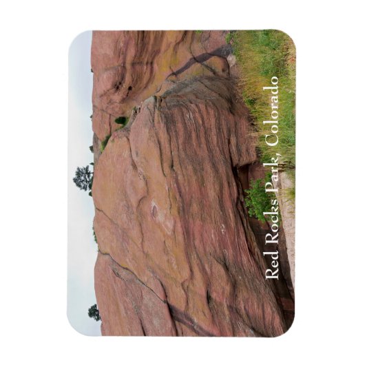 Magnet Flexible Monolithe de grès rouge à Red Rocks (Vertical)