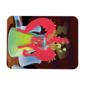 Magnet Flexible Monster de la fiole d'expérimentation scientifique (Horizontal)