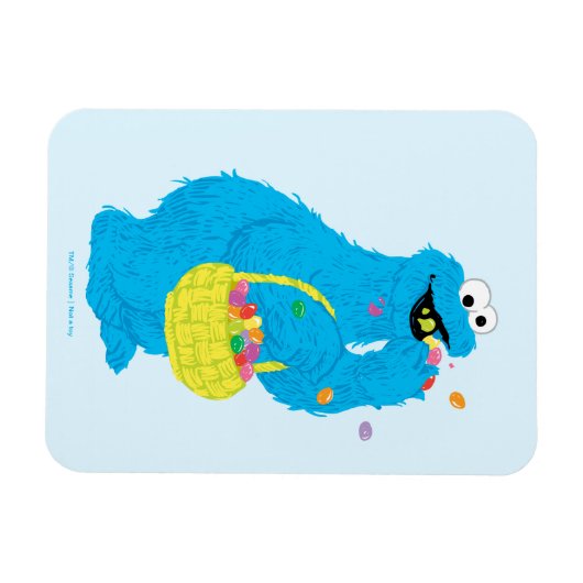 Magnet Flexible Monstre de biscuits de Pâques (Horizontal)