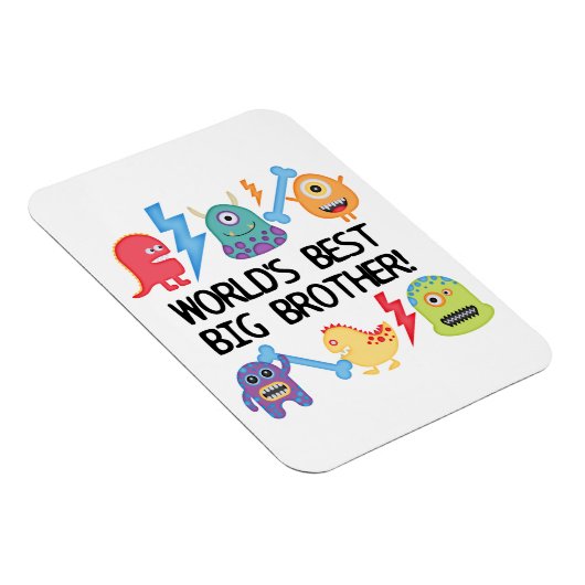 Magnet Flexible Monstres World Meilleur Big Brother (Côté Droit)