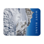 Magnet Flexible Mont Blanc en vue d'hiver aimant frigo (Horizontal)