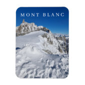 Magnet Flexible Mont Blanc en vue d'hiver aimant frigo (Vertical)