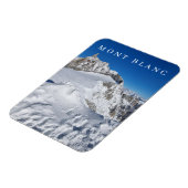 Magnet Flexible Mont Blanc en vue d'hiver aimant frigo (Côté Gauche)