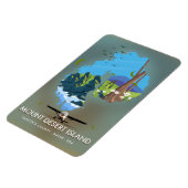 Magnet Flexible Mont Desert Island, comté de Hancock, Maine, États (Côté Gauche)