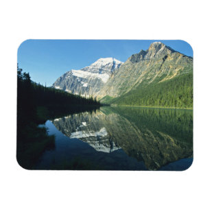 Magnet Flexible Mont Edith Cavell dans le lac Cavell, Jasper Natio