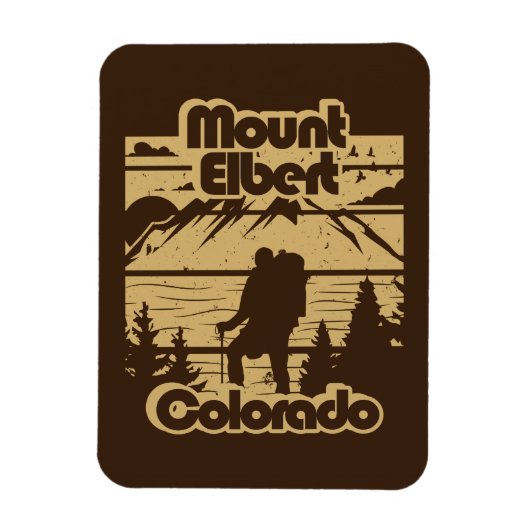 Magnet Flexible Mont Elbert Colorado (Vertical)