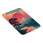 Magnet Flexible Mont Fuji vintage (Côté Droit)