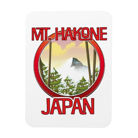 Magnet Flexible Mont Hakone Japon (Vertical)
