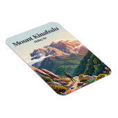 Magnet Flexible Mont Kinabalu Malaisie (Côté Droit)