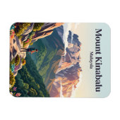 Magnet Flexible Mont Kinabalu Malaisie (Horizontal)
