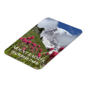 Magnet Flexible Mont Rainier couvert de neige, Pinceau Indien (Côté Gauche)