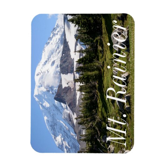 Magnet Flexible Mont Rainier National Park, WA Parc Spray (Vertical)