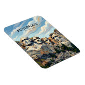 Magnet Flexible Mont Rushmore Dakota du Sud (Côté Droit)