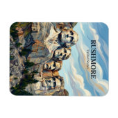 Magnet Flexible Mont Rushmore Dakota du Sud (Horizontal)