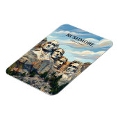 Magnet Flexible Mont Rushmore Dakota du Sud (Côté Gauche)