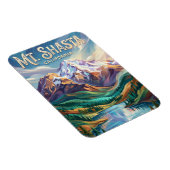 Magnet Flexible Mont Shasta États-Unis (Côté Droit)