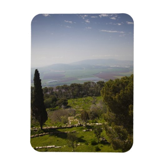 Magnet Flexible Mont Tabor, site de transfiguration biblique (Vertical)