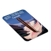 Magnet Flexible Mont Tremblant Ski Canada (Côté Droit)