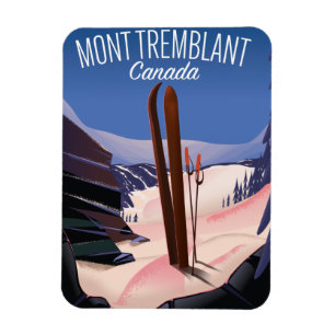 Magnet Flexible Mont Tremblant Ski Canada
