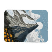 Magnet Flexible Montagne enneigée de Suisse (Horizontal)
