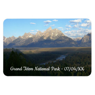 Magnet Flexible Montagnes de Jackson Hole (Parc national de Grand