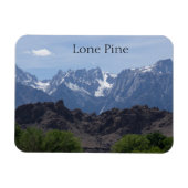 Magnet Flexible Montagnes enneigées de Lone Pine (Horizontal)