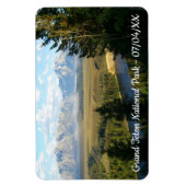 Magnet Flexible Montagnes et rivière de Jackson Hole (Vertical)