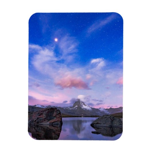 Magnet Flexible Montagnes | Matterhorn & Lake Stellisee (Vertical)