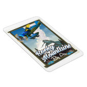 Magnet Flexible Montagnes Rocheuses par avion ! (Côté Droit)