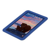 Magnet Flexible MontanaMomma Ours et Vintage voyage d'oursons (Côté Gauche)
