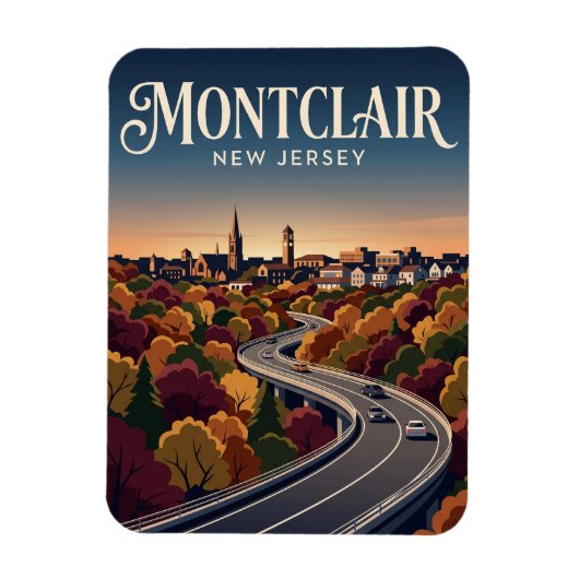 Magnet Flexible Montclair New Jersey (Vertical)