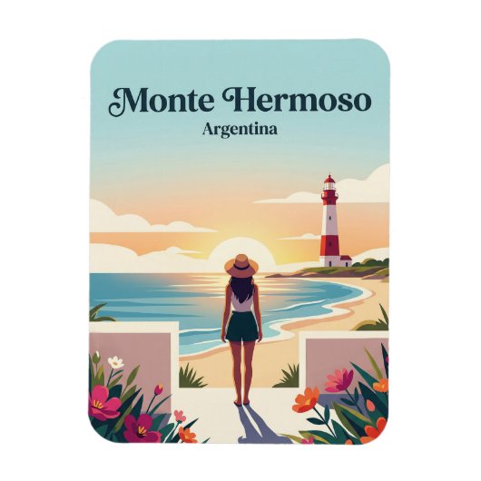 Magnet Flexible Monte Hermoso Argentine (Vertical)