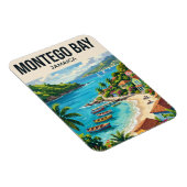 Magnet Flexible Montego Bay Jamaïque (Côté Droit)