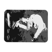 Magnet Flexible Monter la tempête - Skateboarder (Horizontal)