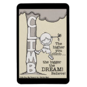 Magnet Flexible Monter plus haut (Vertical)