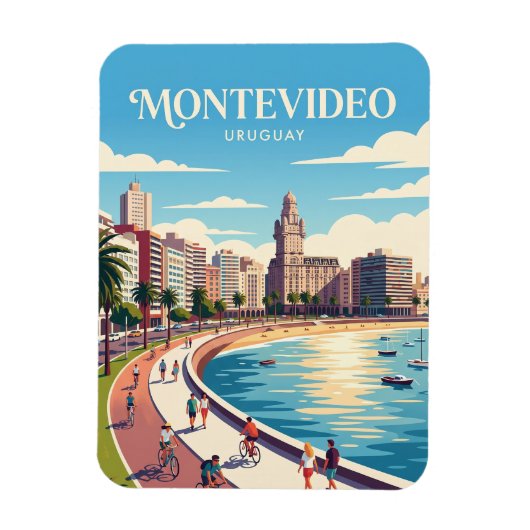 Magnet Flexible Montevideo Uruguay (Vertical)
