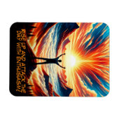 Magnet Flexible Montez avec enthousiasme (Horizontal)