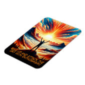 Magnet Flexible Montez avec enthousiasme (Côté Gauche)