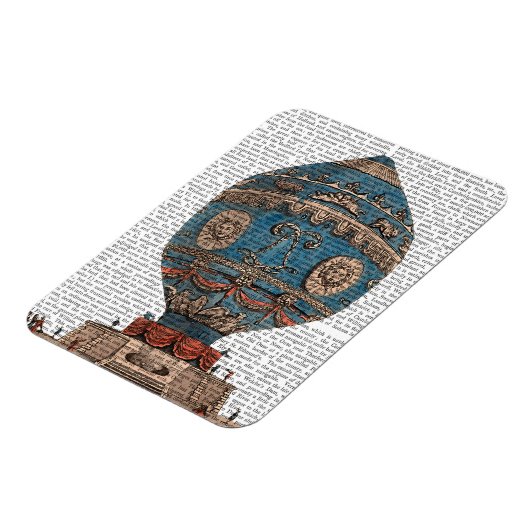 Magnet Flexible Montgolfière Aérospatiale Soleil chaud (Côté Gauche)