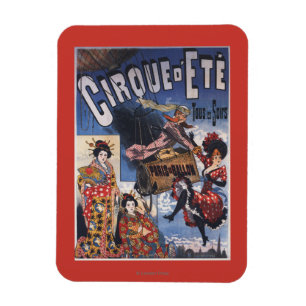 Magnet Flexible Montgolfière et affiche japonaise de dames